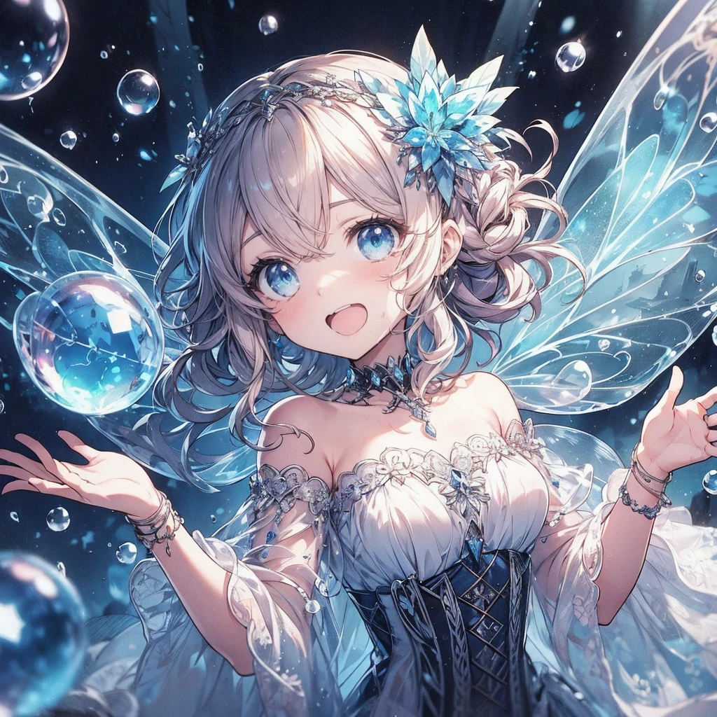 (Exquisite, beautiful, Very detailed, masterpiece, High resolution,high quality,High resolution),(Well-formed face,Soft and thin lines: 1.2, beautiful, Delicate and vivid illustrations with a mature and clear feel) ,He floats in the air, controlling the flames and fire from the rings on his hands.,A delicate and beautiful adult fairy princess with transparent, black wings growing from her back.,Dark Night,inflammation,sparks,From a little distance,She&#39;s wearing a tiara, earrings, necklace and bracelets.,), ((Red, white and black ball gown dress with inflammation motif:1.1, Balloon sleeves, Jewels, ribbons, lace and frills, Fairy wings from the back:1.5)), (Long fingers,Pale pink blush, Plump pink lips,Beautiful and clear eyes,Large Bust, Fair skin, Black knee-highs,Good style),pastel colour, Fantasy,Whole body,flare up
