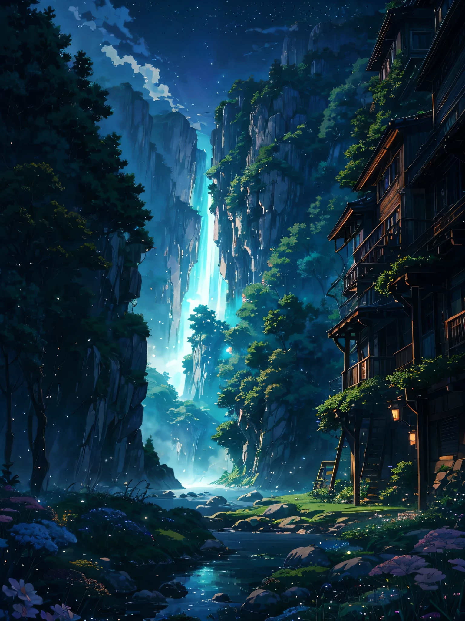 Создать разрешение 4K (400x900) изображение в очаровательном аниме-стиле студии Ghibli, изображая типичный мир неба, который никто не видел и не представлял себе, Подчеркните эстетику Studio Ghibli мягкими цветами.:: иллюстрация --ar 4:9