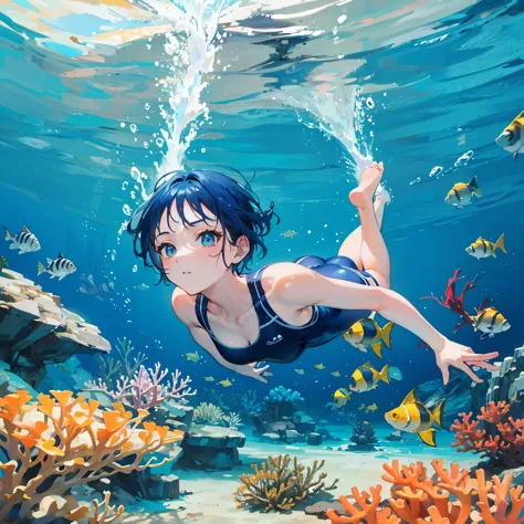 girlswimmingunderwater