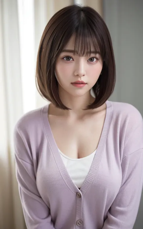 masterpiece, highest quality, 8k, 20th Generation, Large Breasts, cute, alone, sad,cute、lonely、 cute, Girlish, Delicate girl, Pu...