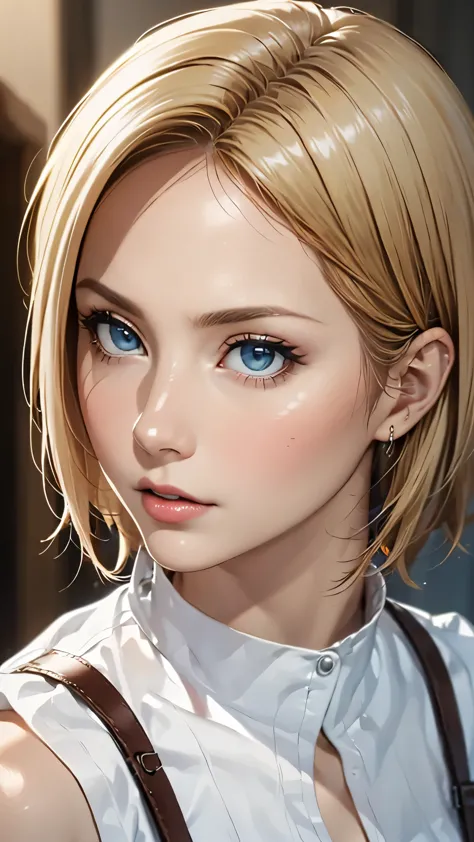 (highest quality,4k,8k,high resolution,masterpiece:1.2),super detailed,realistic:1.37,portrait,blonde,blue eyes,white skin,weari...