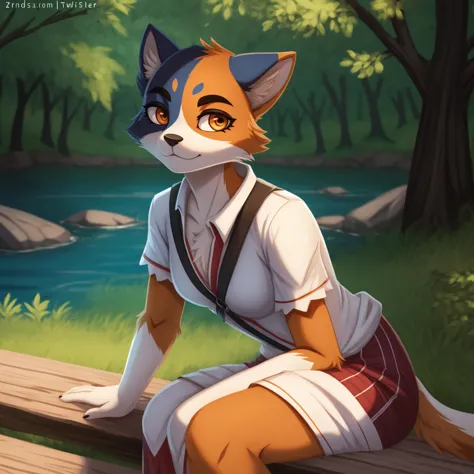 by zinfyuu on pixiv,by twistedscarlet60, uploaded on pixiv, by fluff-kevlar, (masterpiece), (best quality), (anthro furry:1.3, s...