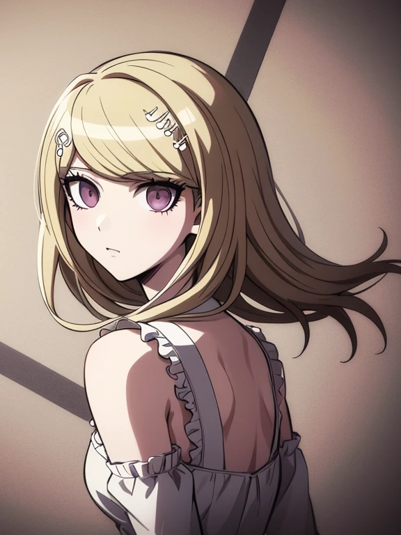 {{{masterpiece}}}, {{{best quality}}}, {{ultra-detailed}}, {illustration}, {{an extremely delicate and beautiful}},1girl,solo,danganronpa, kaede,blond hair,