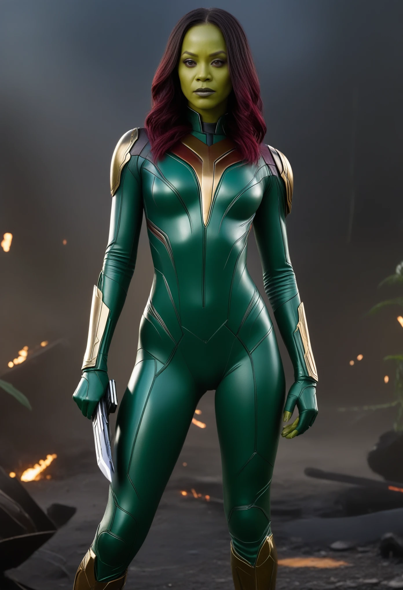 Gamora in guardians of the galaxy - SeaArt AI