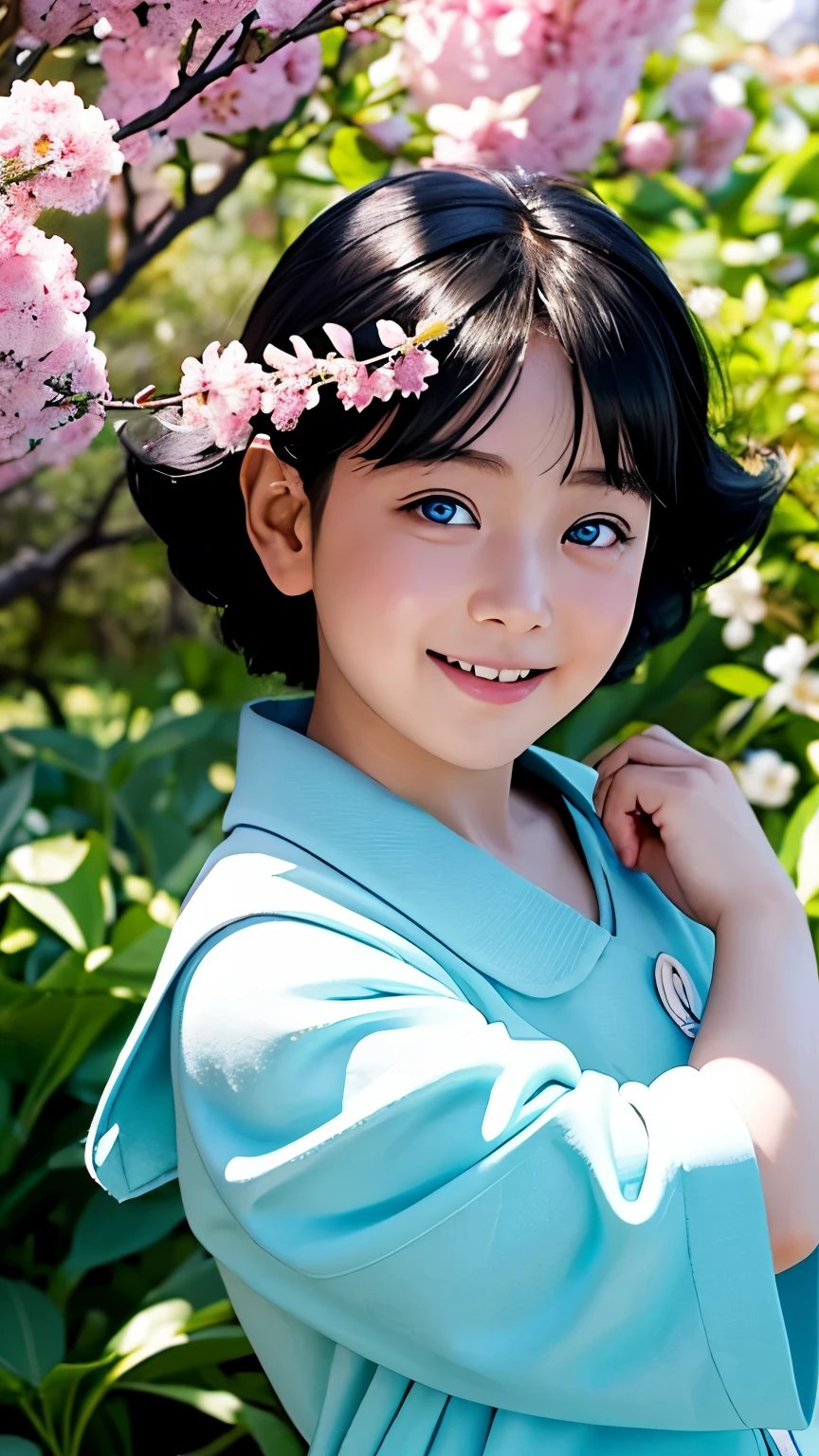 Description: Embarquez pour les charmants visuels d&#39;Uzumaki Himawari, avec des détails et un réalisme exquis.

Dans le premier portrait, Himawari se dresse au milieu d&#39;un jardin ensoleillé, ses yeux bleu vif pétillant de curiosité et d&#39;émerveillement. Ses cheveux dorés coulaient en douces vagues autour de ses épaules, encadrant son visage de chérubin orné d&#39;un sourire enjoué. Les couleurs douces des fleurs roses et lavande ajoutent une touche de fantaisie à la scène, reflétant l&#39;esprit joyeux et l&#39;énergie illimitée d&#39;Himawari.

Le deuxième portrait zoome sur les traits d&#39;Himawari, mettant en valeur les contours lisses de son visage et l&#39;innocence de son expression. Des fossettes subtiles qui ornent ses joues au scintillement de ses yeux, chaque détail est rendu avec un réalisme époustouflant, capturant l&#39;essence du charme juvénile et de l&#39;innocence d&#39;Himawari.

Le plan final montre Himawari dans un joli moment de malice, son rire résonne dans l&#39;air alors qu&#39;elle poursuit un papillon qui flotte. Avec ses petites mains tendues et ses yeux pétillants de joie, Himawari incarne la joie et la spontanéité de l&#39;enfance, rappelant aux téléspectateurs la magie qui nous entoure tous.