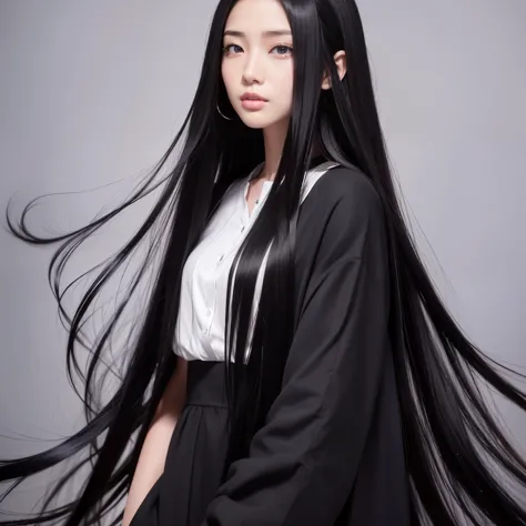 Super Long Hair、Best image quality、highest quality、Highest Resolution、Ultra-realistic photos、Full body photo、1 girl、Very beautif...