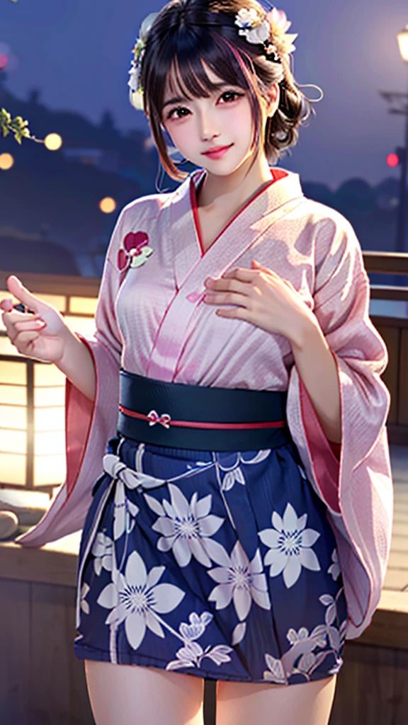 (masterpiece, highest quality:1.4), Beautiful Face, 8k, 85mm, Absurd, (Floral Yukata:1.4), Face close-up, violet, Gardenia, Delicate girl, alone, night, View your viewers, Upper Body, Film Grain, chromatic aberration, Sharp focus, Face Light, Professional Lighting, Sophisticated, (smile:0.4), (Simple Background, Bokeh Background:1.2), detailed aspects,(((Show me your nipples:0.57))),((Very young and small:1.2),(Pink hair with flowers:1),((Show me the vagina:1.5)),(Semen flowing from the vagina),(A remote controlled pink vibrator is inserted into her vagina),(Flowing Tears),(squint),(Miniskirt kimono:1.1),(Sometimes々Glasses),(Sometimes anal ball insertion),(Sometimes I suck a penis),(Sometimes々No panties and pussy exposed:1.2)