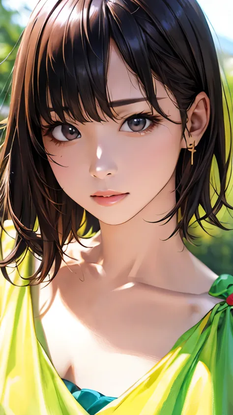 (hig彼st quality、8k、32k、masterpiece)、(Realistic)、(Realistic:1.2)、(High resolution)、Very detailed、Very beautiful face and eyes、1 g...