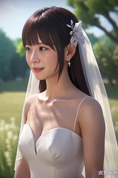 a japanese beautiful woman, 25 years old, , 8k, super detail, best quality, (photorealistic:1.4), happy crying, Wedding dress, (...