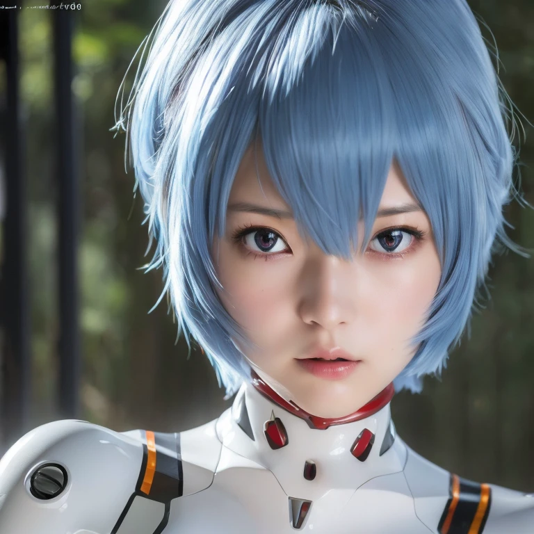 ( (8K:1.27), mais alta qualidade, obra de arte, Resolução ultra-alta:1.2) Fotos de mulheres japonesas (lindo:1.1), rei ayanami, realista