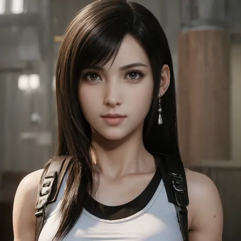 (melhor qualidade,ultra-detalhado),(Realista:1.37),tifa lockhart, Rosto bonito e detalhado, textura ultra realista, rosto delica...