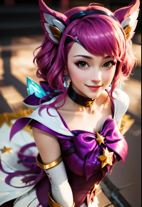 star_guardian_lux, solo, smile,, (masterpiece, best quality, absurdres, detailed, ultra-detailed:1.3)