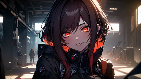 ((best quality)), ((masterpiece)), (detailed:1.4), 3d, an image of a beautiful cyberpunk female, yandere , yandere face , trance...