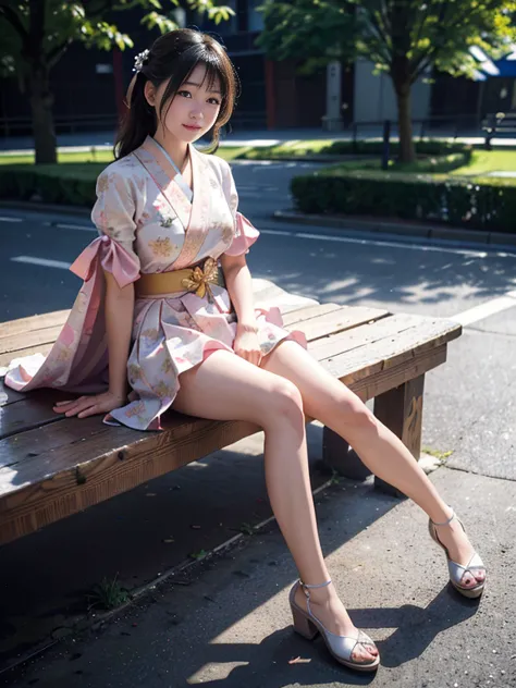 (Best quality, 8k, 32k, Masterpiece, UHD:1.2),Photo of Pretty Japanese woman,(sad smile,blush:1.1),looking at viewer,(beautiful ...