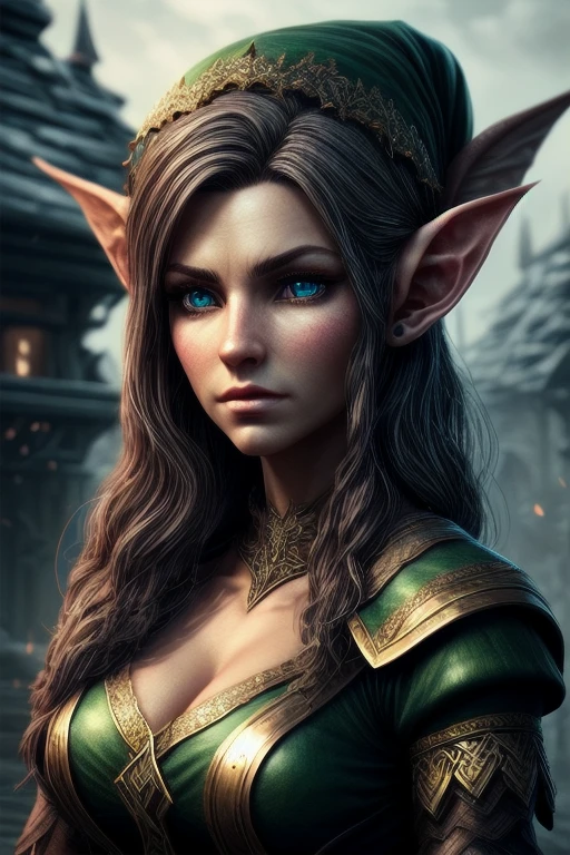 Super detailed beautiful elf 30 years old. UHD, 4k, 8K, cinematic