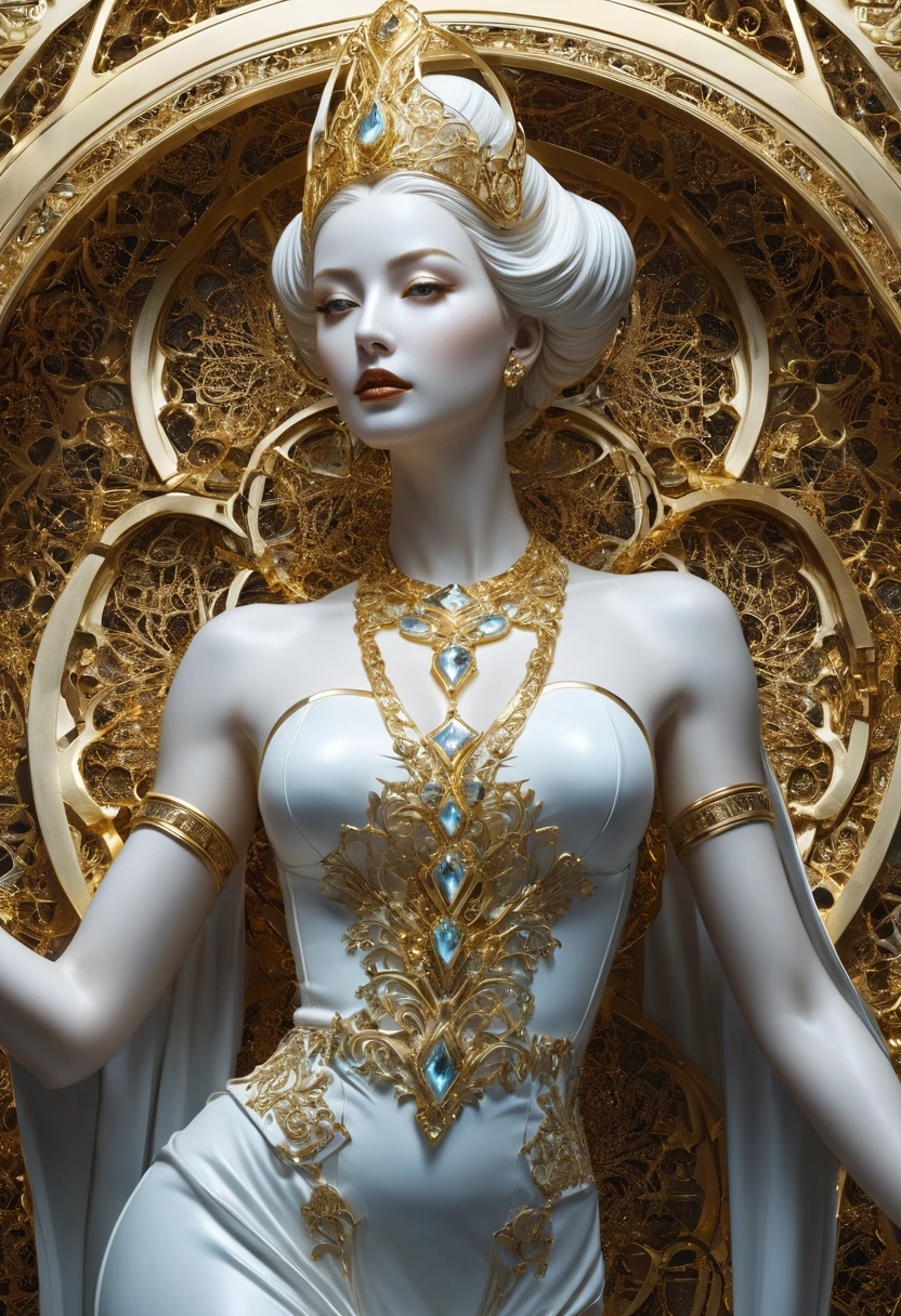 



Photo, 8k ((surrealist)) statue de sculpture en marbre extraterrestre, complexe, elegant, Very detailed, majestueux, digital Photography, art by artgerm and ruan jia and greg rutkowski surrealist painting gold and siver  filigree, Broken glass, (chef-d&#39;artwork, side lighting, HDR, Realistic, HD
















