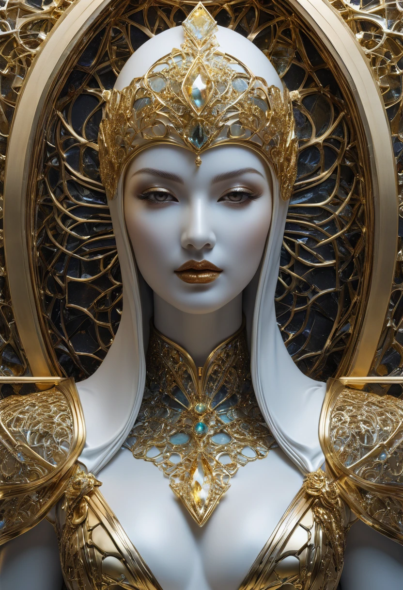 



Photo, 8k ((surrealist)) statue de sculpture en marbre extraterrestre, complexe, elegant, Very detailed, majestueux, digital Photography, art by artgerm and ruan jia and greg rutkowski surrealist painting gold and siver  filigree, Broken glass, (chef-d&#39;artwork, side lighting, HDR, Realistic, HD
















