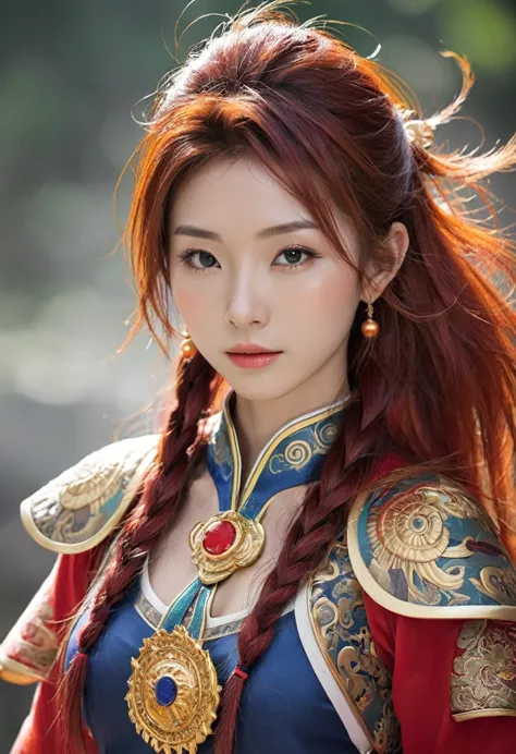 Female Sun Wukong，Sun Kongnu，Redhead and tall