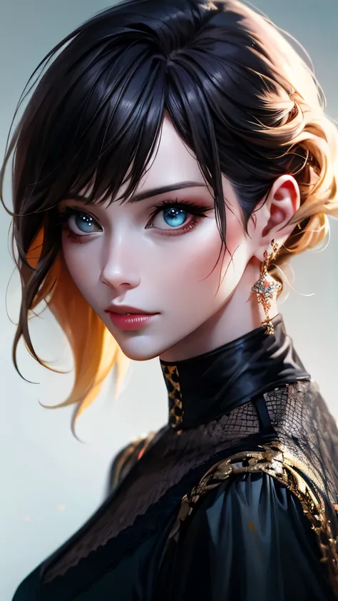 (hig彼st quality、8k、32k、masterpiece)、(Realistic)、(Realistic:1.2)、(High resolution)、Very detailed、Very beautiful face and eyes、1 g...