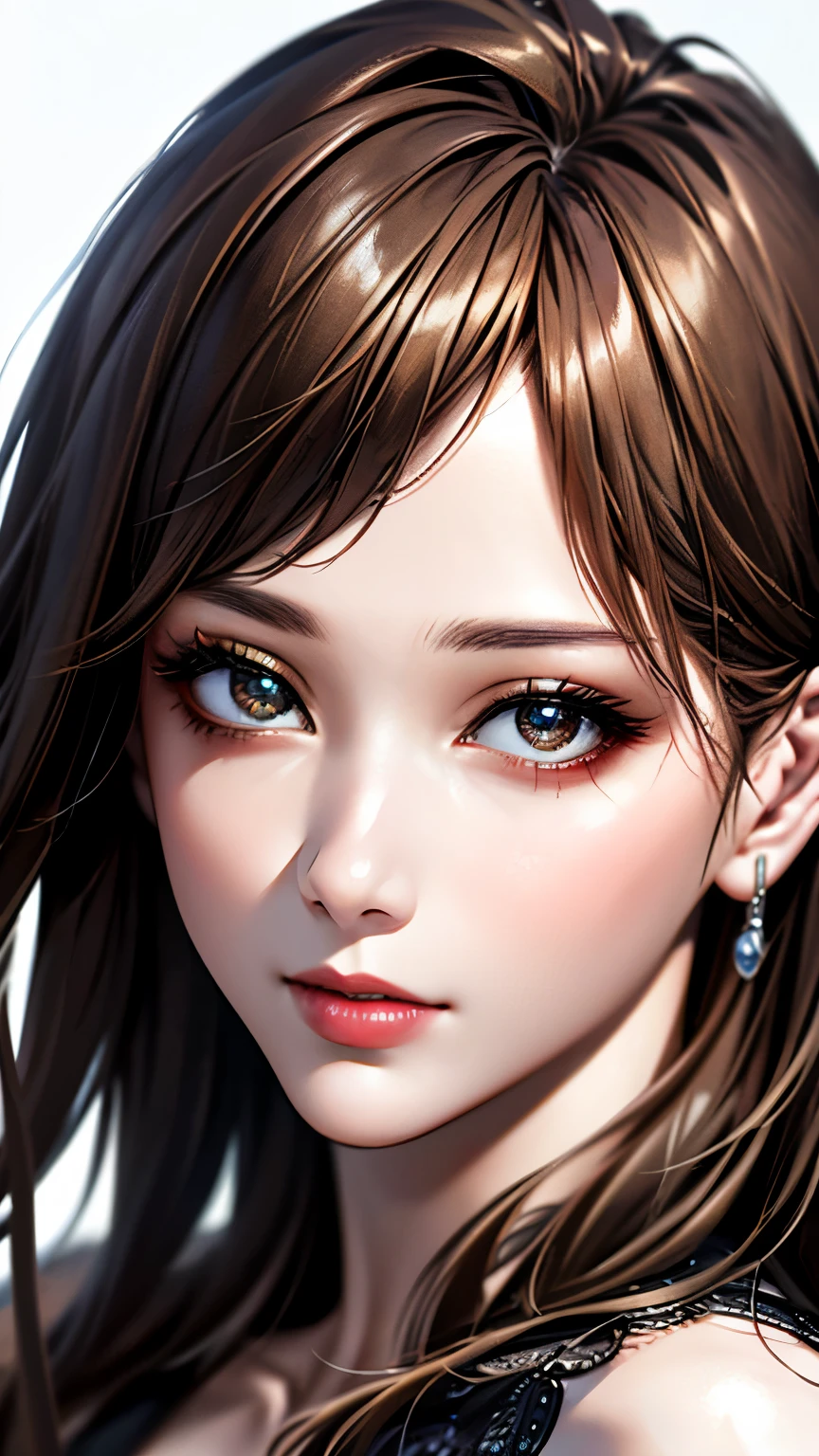 (hig彼st quality、8k、32k、masterpiece)、(Realistic)、(Realistic:1.2)、(High resolution)、Very detailed、Very beautiful face and eyes、1 girl、Delicate body、(hig彼st quality、Attention to detail、Rich skin detail)、Bright colors