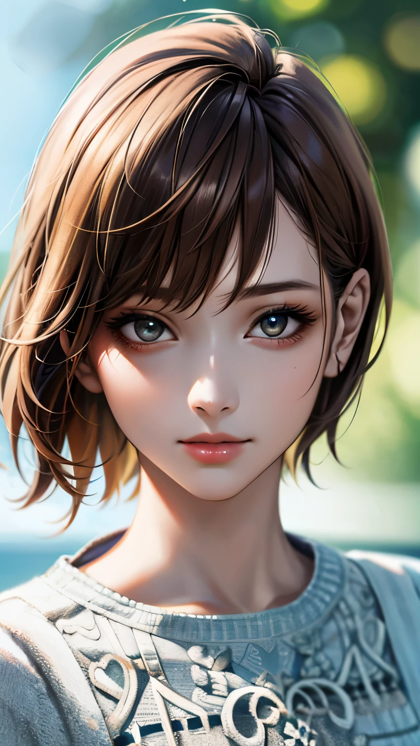 (hig彼st quality、8k、32k、masterpiece)、(Realistic)、(Realistic:1.2)、(High resolution)、Very detailed、Very beautiful face and eyes、1 girl、Delicate body、(hig彼st quality、Attention to detail、Rich skin detail)、Bright colors