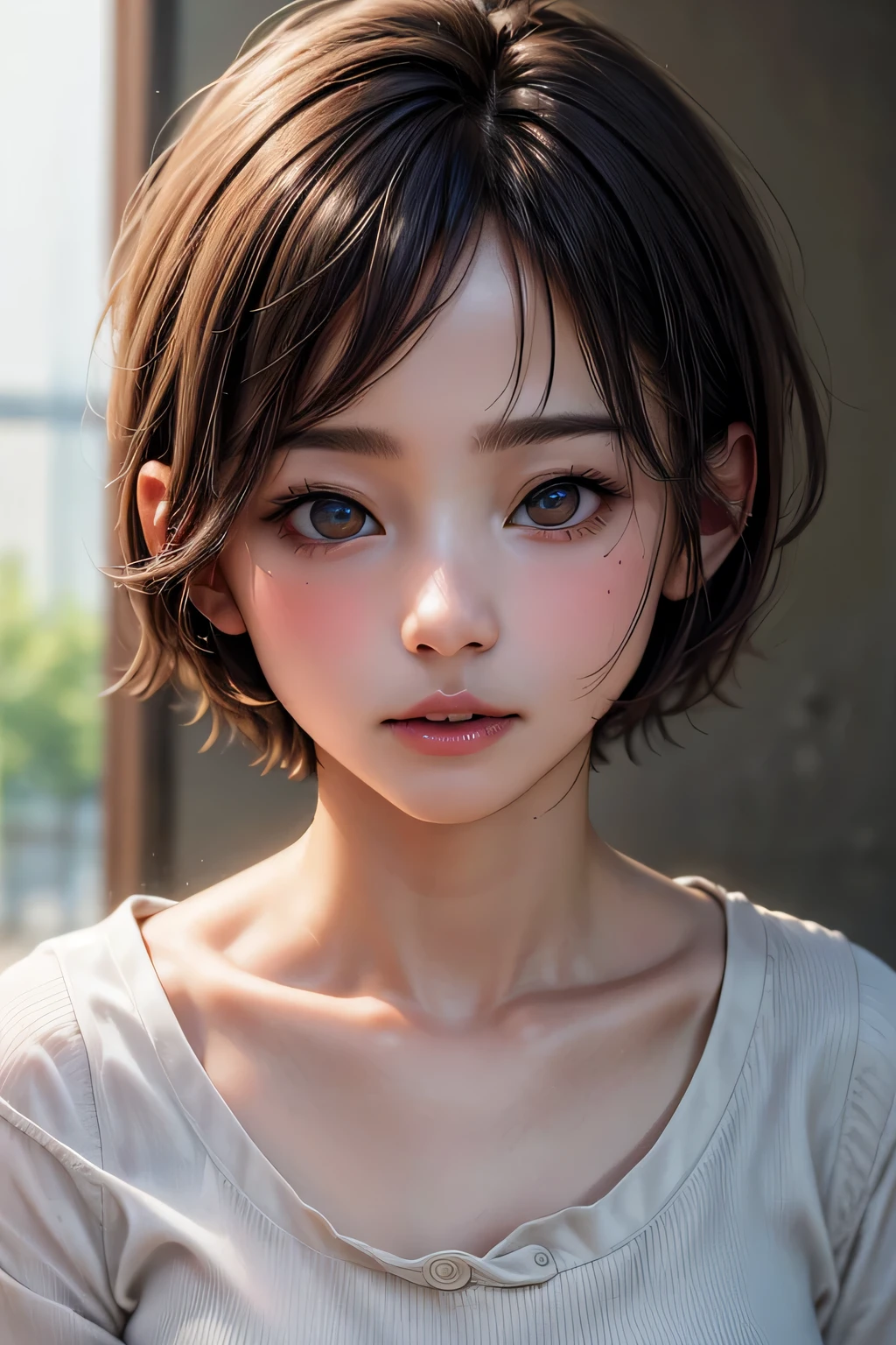 (NSFW:-1), (masterpiece:1.3), (8k, photorealistic, RAW photo, best quality: 1.4), 
cinematic lighting, 
(1boy), beautiful face, (realistic face), 
beautiful hairstyle, (short hair:1.5),
realistic eyes, beautiful detailed eyes, 
(realistic skin), beautiful skin, 
(blouse), 
absurdres, attractive, 
ultra high res, ultra realistic, highly detailed, 
golden ratio, 

