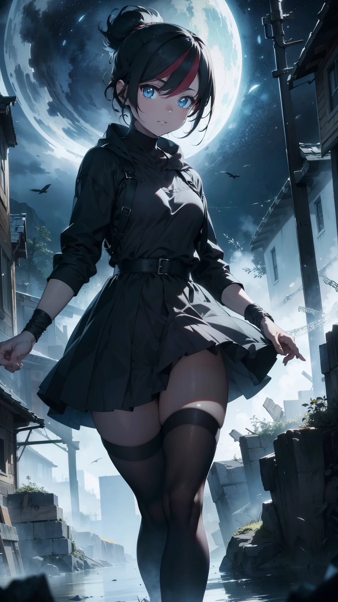 A dark fantasy masterpiece with ultra-detailed and realistic visuals. The scene is illuminated with dark and mysterious lighting, creating an intense and vibrant atmosphere. The image is of the highest quality, with a resolution of 4k or 8k, allowing for sharp focus and extreme detail. The colors are rich and vivid, adding depth and intensity to the image. The overall style is dark fantasy, evoking a sense of mystery and wonder, lovely and cutest woman 