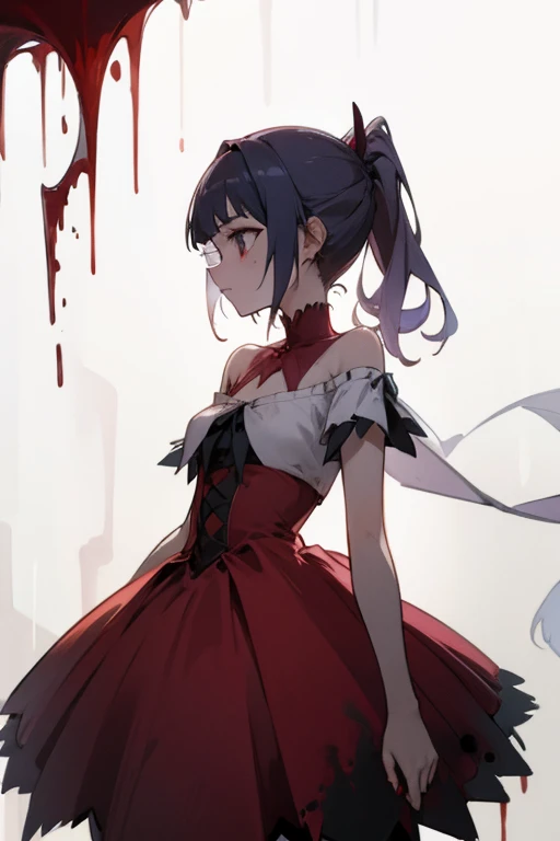 Blood dress magical girl