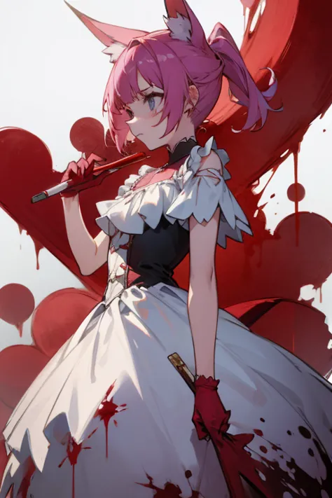 Blood dress magical girl