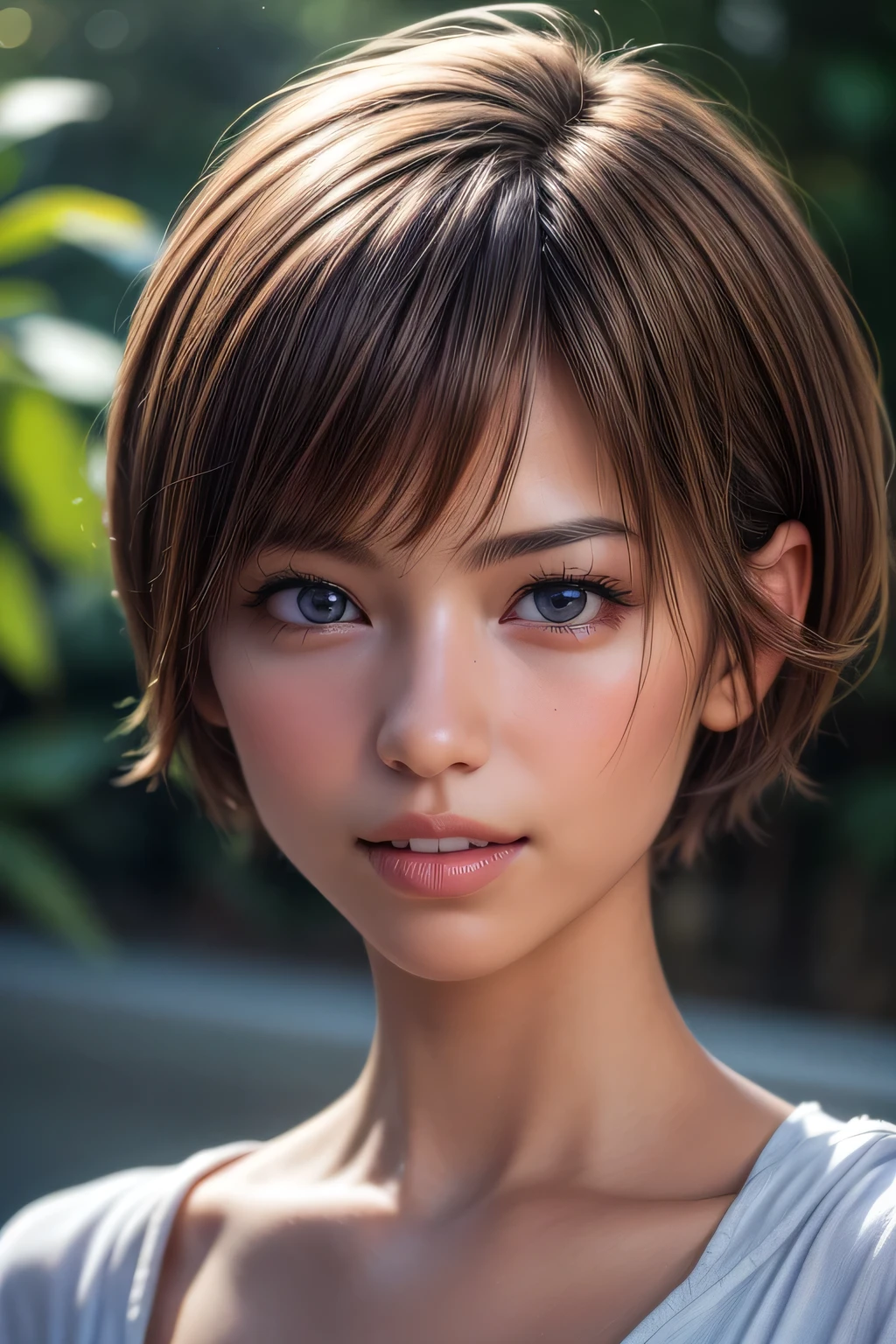 (NSFW:-1), (masterpiece:1.3), (8k, photorealistic, RAW photo, best quality: 1.4), 
cinematic lighting, 
(1boy), beautiful face, (realistic face), 
beautiful hairstyle, (short hair :1.5),
realistic eyes, beautiful detailed eyes, 
(realistic skin), beautiful skin, 
(blouse), 
absurdres, attractive, 
ultra high res, ultra realistic, highly detailed, 
golden ratio,  big smiling, teeth out,
