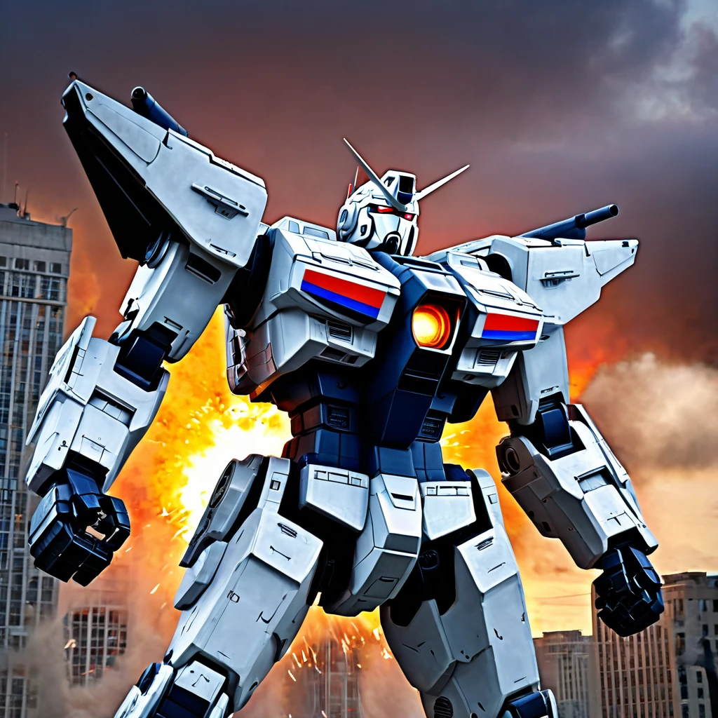 President Trump is piloting a Gundam, liberating the White House from the Democrat rat bastards