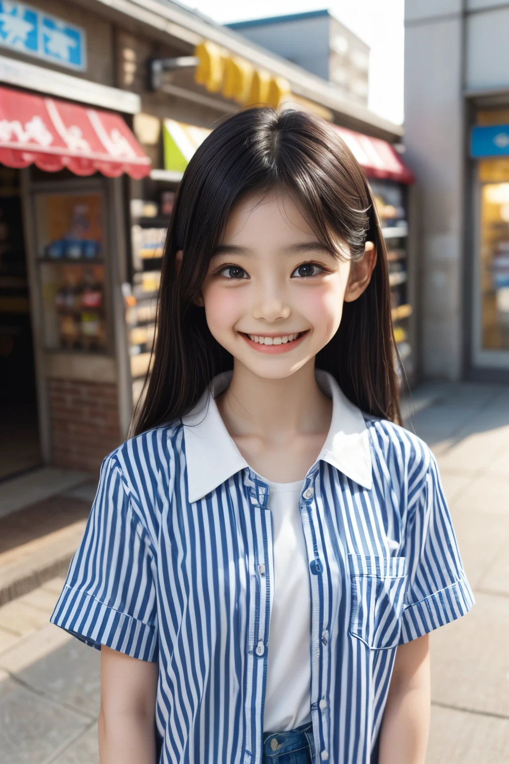 Fine Face Cute Face Brown Eyes Convenience Store 13 Convenience Store Em Seaart Ai