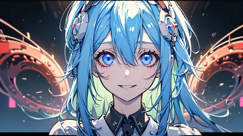 ((Best quality)), ((masterpiece)), (detailed:1.4), 3D, an image of a beautiful cyberpunk female, Yandere , Yandere Face , Trance...