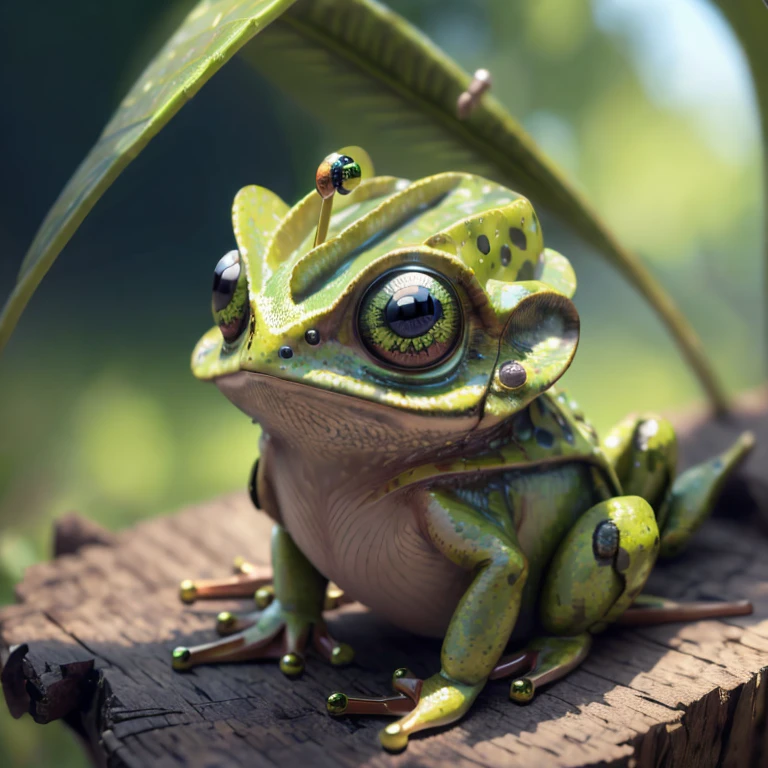 (beste Qualität,highres,Meisterwerk:1.2),(ultra-detailliert,realistisch:1.37),Konzeptkunst,Kreaturen,Frosch,idol stage,Illustration,impression of a Frosch girl with a realistisch and detailed depiction