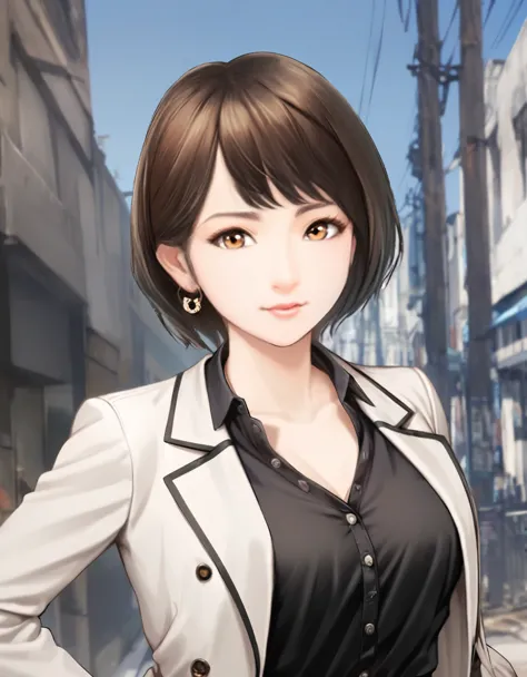 (best quality:1.2), 1girl, break, Casual Suits