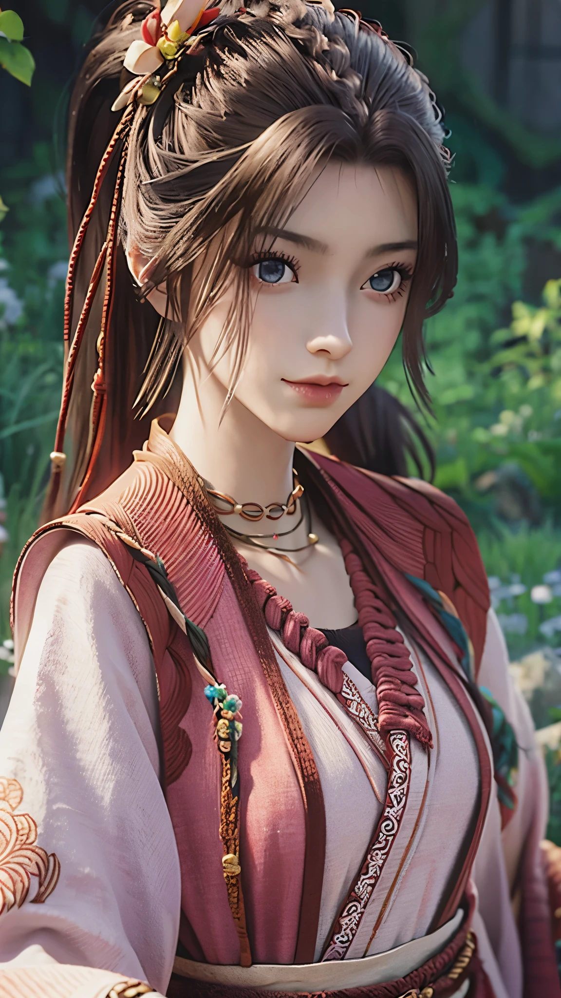 excellent quality, masterpiece, High Resolutiexist, 1 Girl, blush, (Charming smile: 0.8), Star Eyes, Chinese Hanfu, Hair accessories, jewelry, beauty, exist_Body, Tyndall effect, Practical, Peach Blossom Forest, Light Edge, Two-texiste Lighting, (High Detail Skin: 1.2), 8k UHD, DSLR camera, Soft Light, high quality, Volumetric Lighting, voyeur, photo, High Resolutiexist, 4K, 8k, Background blur