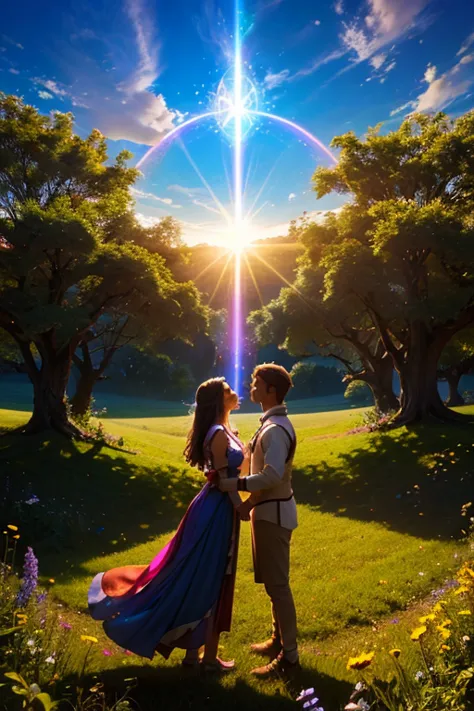 A mystical, magical, love-land, where lovers meet to share stories, hold hands, greet elementals, and bask in sunlight.  Field f...