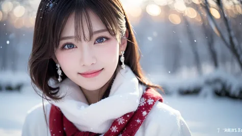 one girl, (white winter outfit:1.2), beautiful japanese actresses,
(raw photos, highest quality), (realistic, realistic:1.4), (t...