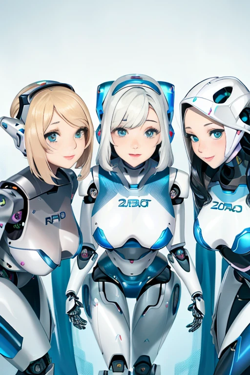 High resolution, Detailed Background, highest quality, Beautiful and dense face, Beautiful, smooth skin, Skin Texture, ((Three beautiful female robots in their twenties:1.5)), All of their internal skeletons are exposed.., Everything is mechanical except for the face., Full Body Shot, Cute hairstyle, Huge breasts, smile, They are all touching each other&#39;Body because they just had their maintenance done., Everyone is proud of their body, All have floral and pastel colored internal skeletons, From ankle down, Feet in roller skates, The bright colors and patterns on the interior structure create a cute and glamorous look.., (Braided Ponytail、Cute hair cot#39;I&#39;I can&#39;t wait to go outside in my new body...、Looking at each other&#39;Body、Laughter、smile、smile)