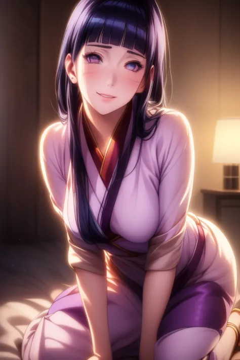 (best quality,4k,8k,highres,masterpiece:1.2),ultra-detailed,(realistic,photorealistic,photo-realistic:1.37),hinata hyuga from na...