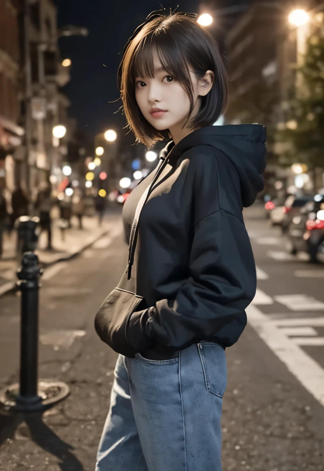 Black hoodie