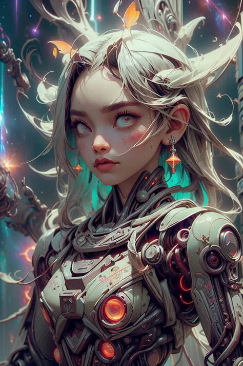 Topic prompt: (woman in a space suit, cosmic girl, event, cosmic entity, incrinate content details, endless cosmos in the backgr...