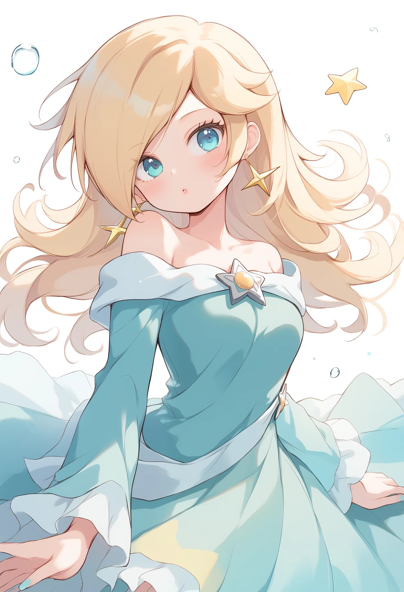 score_9, score_8_up, score_7_up, source_anime, BREAK
1girl, solo,  Rosalina, medium hair, blonde hair,