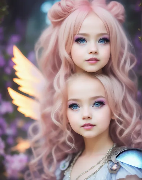 real anime role play meha fairy child portrait, fair, atmosphere, fantasy, hdr, surreal, blonde, clear focus, league of legends ...