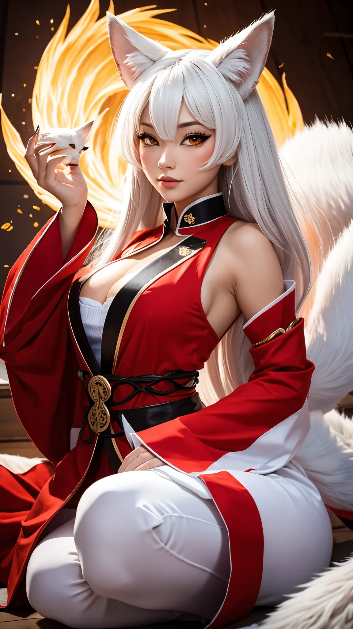 mulher kitsune  