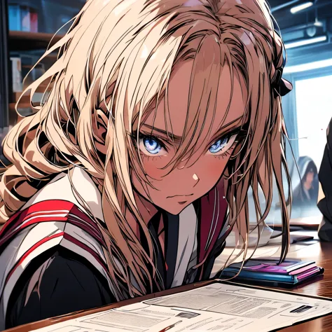 (highest quality,Tabletop:1.2),(Anime Style,Comic Core:1.1),One Girl,Upper Body,Adorable,Highly detailed eyes,Highly detailed face,Very thin hair,8k,solve,high school girl,Sailor suit