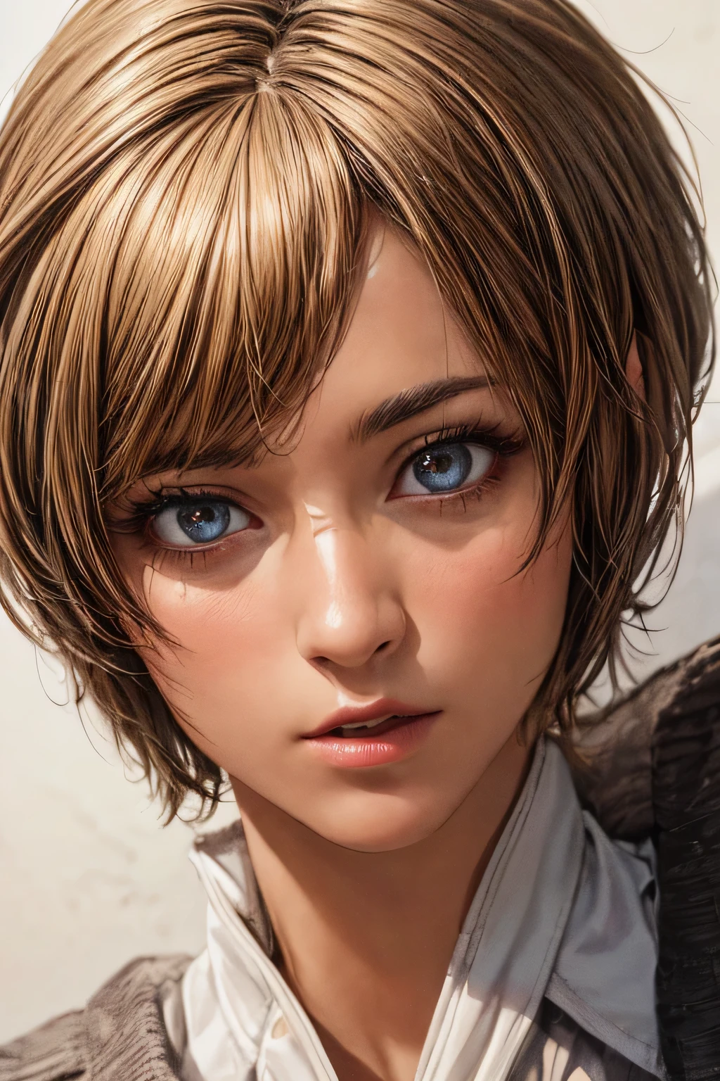 (masterpiece:1.3), (8k, photorealistic, RAW photo, best quality: 1.4), 
cinematic lighting, 
(1boy), beautiful face, (realistic face), 
beautiful hairstyle, (short hair :1.5),
realistic eyes, beautiful detailed eyes, 
(realistic skin), beautiful skin, 
(blouse), 
absurdres, attractive, 
ultra high res, ultra realistic, highly detailed, 
golden ratio,  

