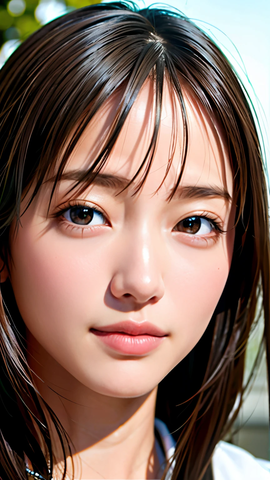 masterpiece, 最high quality, Ultra-high resolution, (Realistic:1.4), Beautiful face in every detail, high qualityの衣類, Amazing European Women, very cute, Portraiture, 肌が柔らかくてPerfect Face、Perfect Face, Shoot your hair, 8K resolution,Super Realistic,Very detailed,high quality, Broad perspective