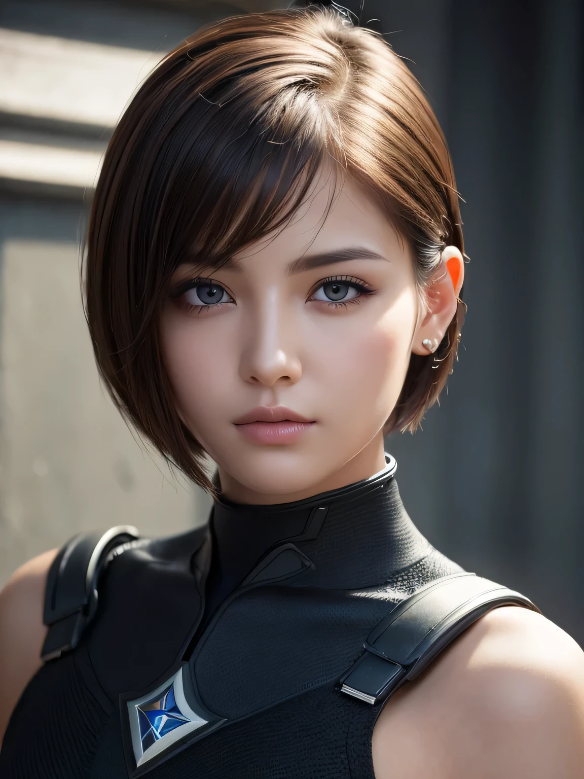 highest quality, Ultra-high resolution, (Realistic: 1.4), beautiful Eyes, Super beautiful, Short Hair, beautiful, beautiful Soldier, Eyes that beckon, Mistress&#39;s point of view, Attractive look, Sexy smile, Perfect Style, Perfect balance, Detailed skin, Mischievous Gaze