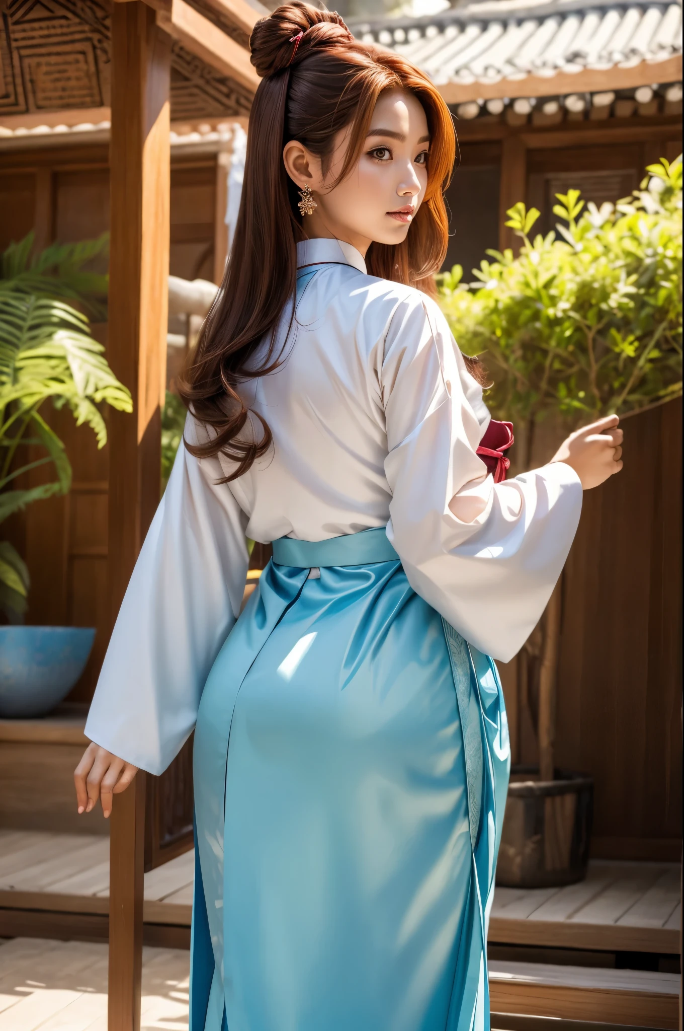 Hanbok , bunda grande ,